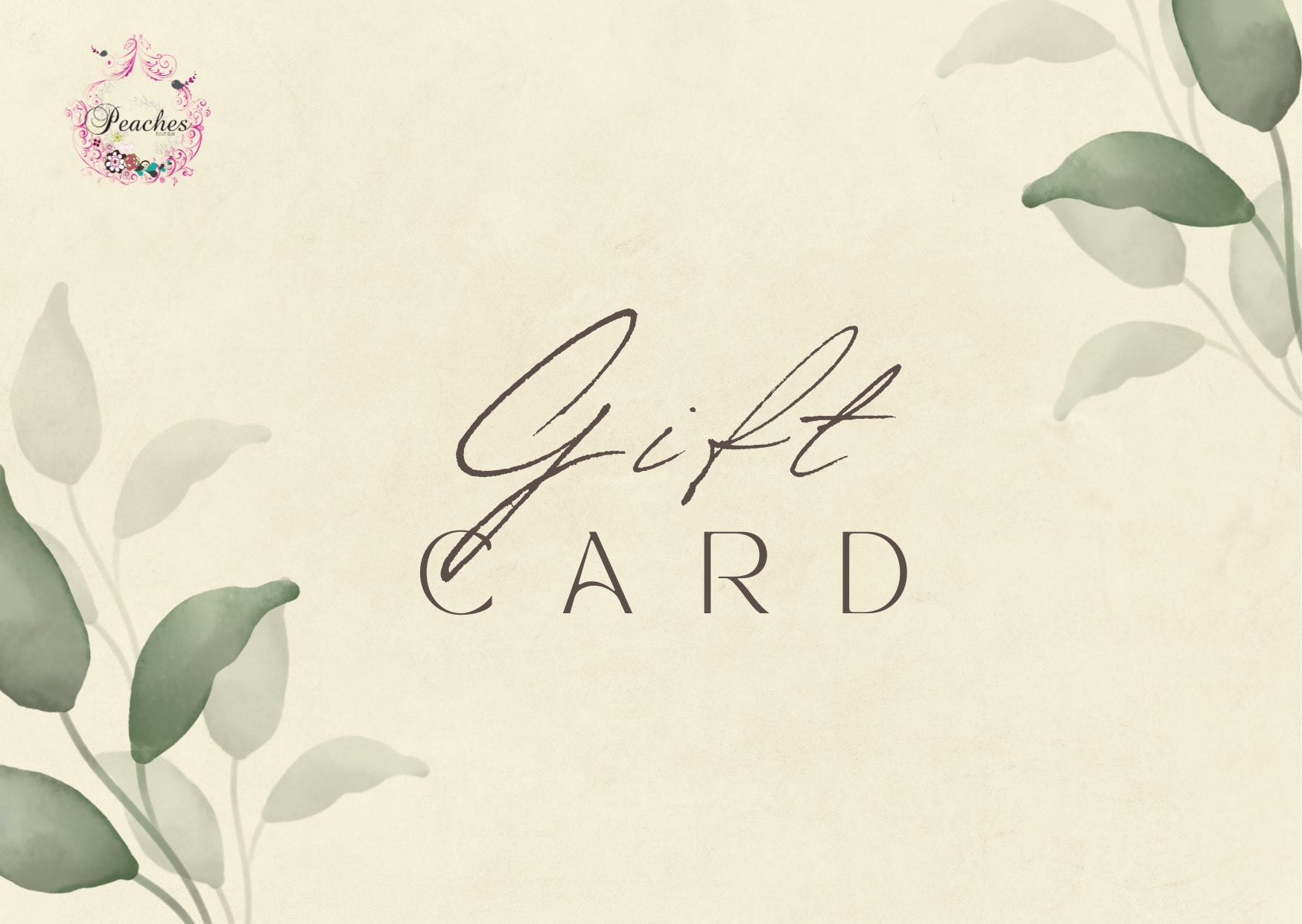 Peaches Boutique eGift Card