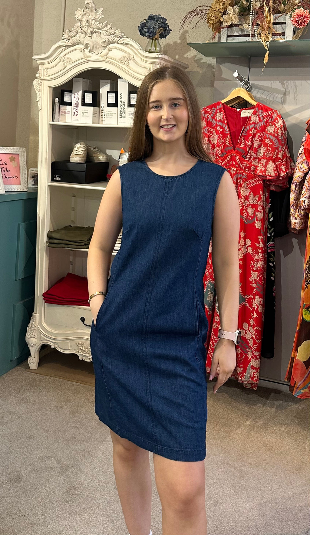 Roisin denim dress